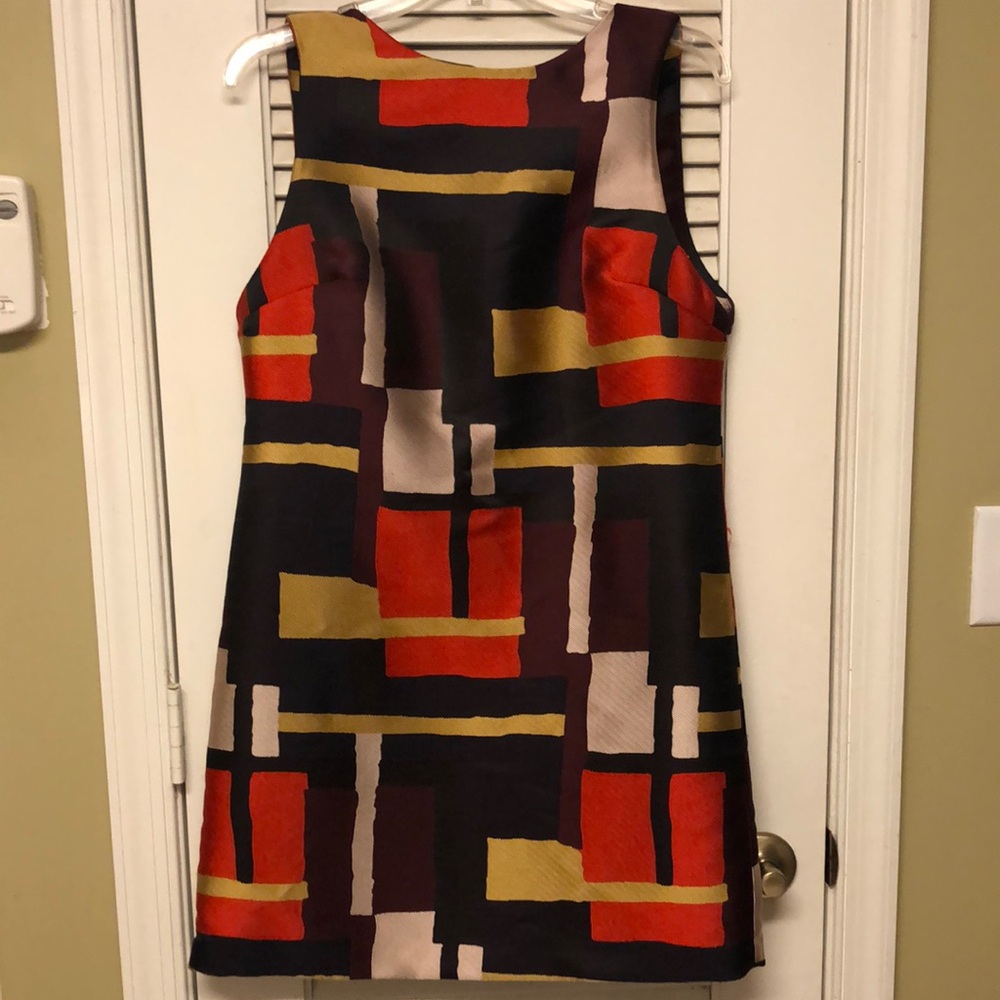Alice + Olivia painted grid dress NWT size 8